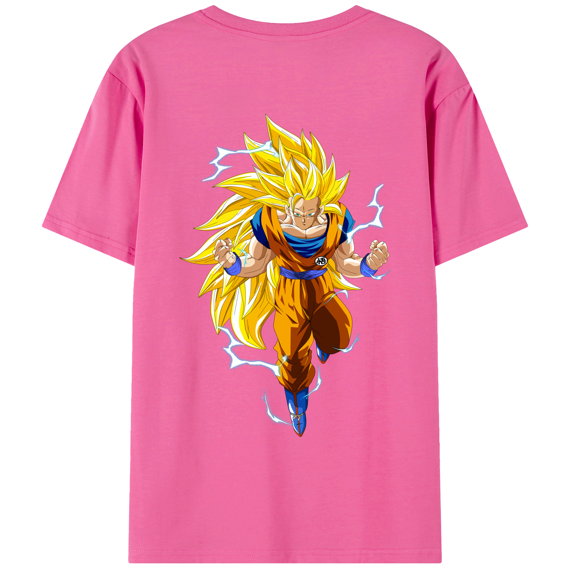 （画像用） ドラゴンボール 孫悟空（そん ごくう）Son Goku カカロット DRAGON BALL Kakarotto レディース半袖Tシャツ(バックプリント)